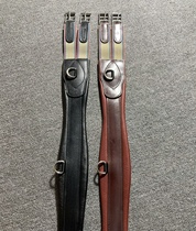 Full cowhide British style comprehensive small obstacle girdle and wool cover saddle girdle racecourse equestrian harness riding accessories
