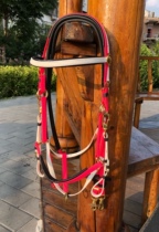 High-end PVC endurance water Le rein chest belt three-piece set of high cold outdoor wild horse bridle Woqi harness