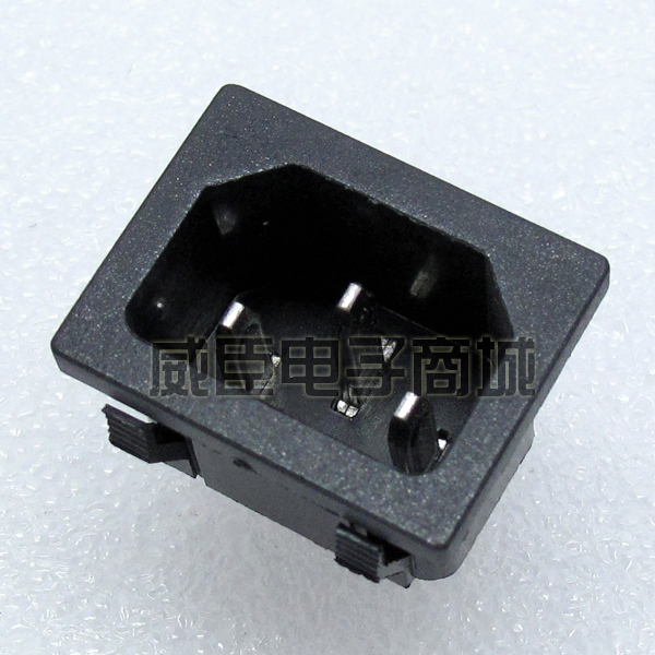 Card AC Power Socket Three Socket Tripod Socket 10A 250V Word Commons Power Socket