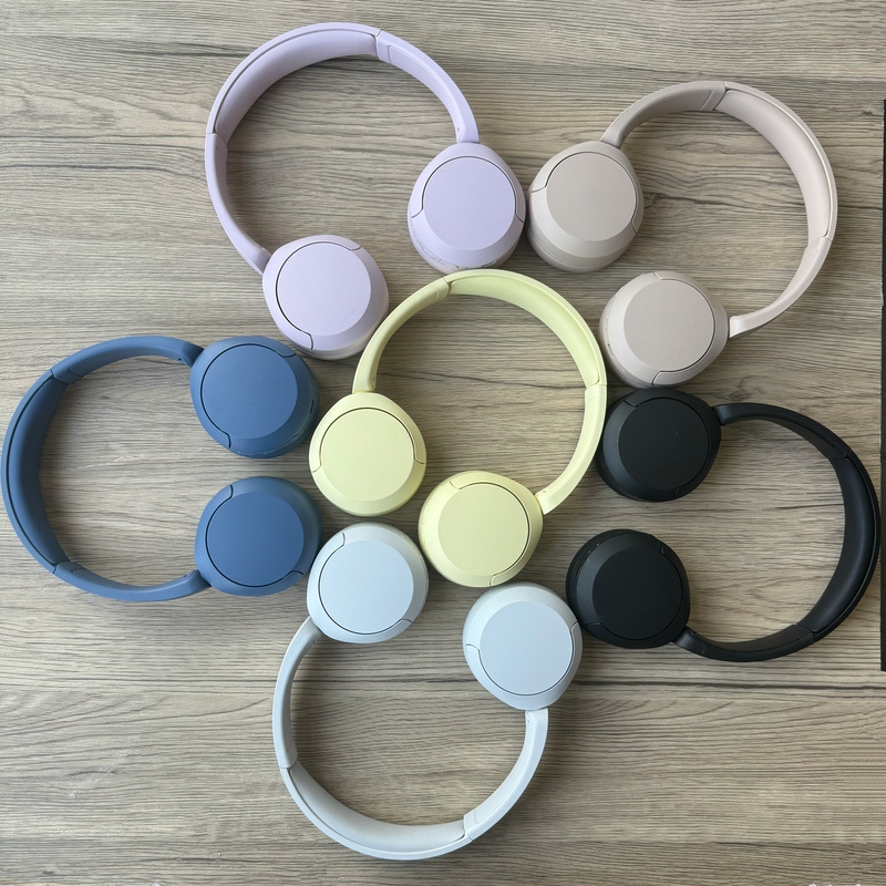 Wh-Ch520 Wireless Sports Stereo Headphones with Heavy Bass, Comfortable to Wear