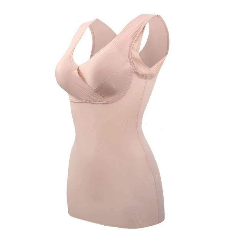 Phần mỏng với áo ngực không có thép hỗ trợ giảm béo MM XL không có dấu vết cơ thể áo vest corset bụng - Corset