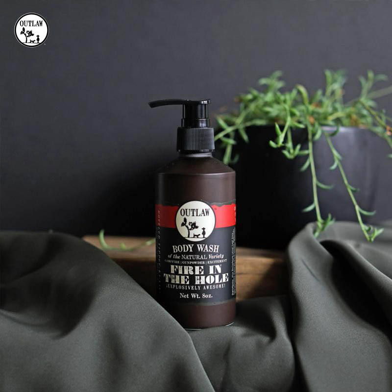 Outlaw Soaps- Fire in the Hole Flavor Campfire Whiskey Men's Body Wash