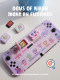 Kirby ການອອກແບບຕົ້ນສະບັບທີ່ມີແຂນບັດສໍາລັບ nintendo switcholed protective case handle soft case