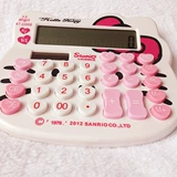 Симпатичный калькулятор головы кошки k, t cat solar computer curtoon cartoon pink calculator trumpet