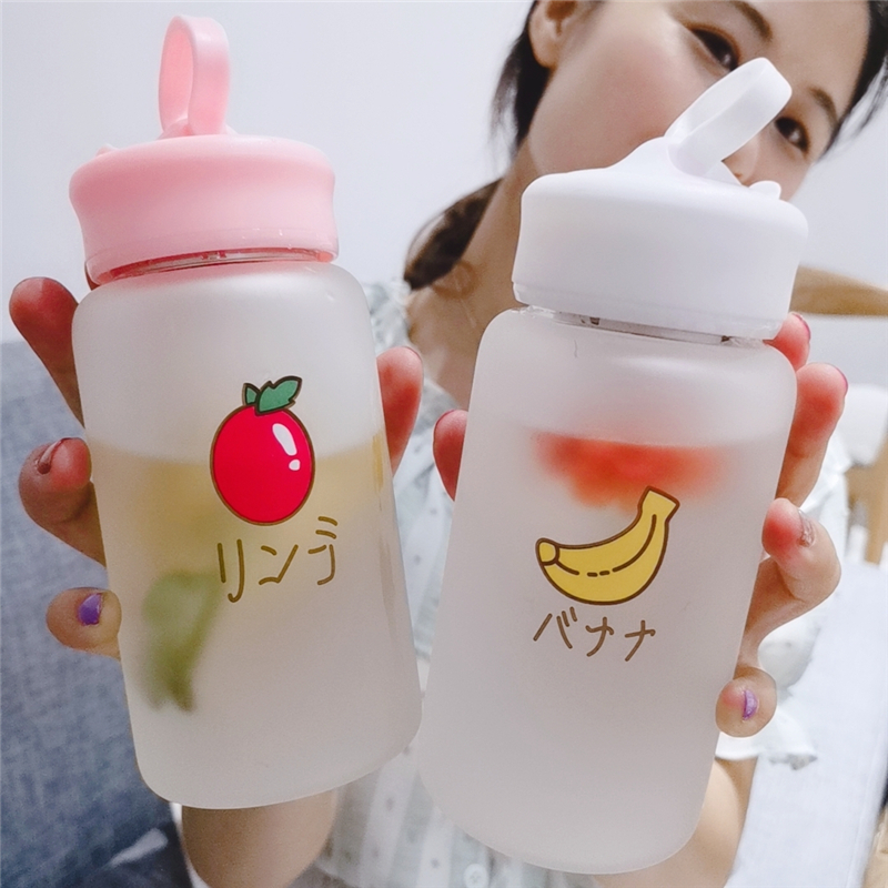 Ultra Cute Phone Rack Frosted Glass Cups Female lovers water glass original Cebu Wind Ins minimalist Artistic Cups