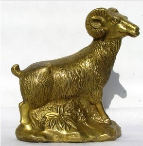Brass sheep copper zodiac sheep ornaments large twelve zodiac sheep town house supplement southwest corner crafts ornaments