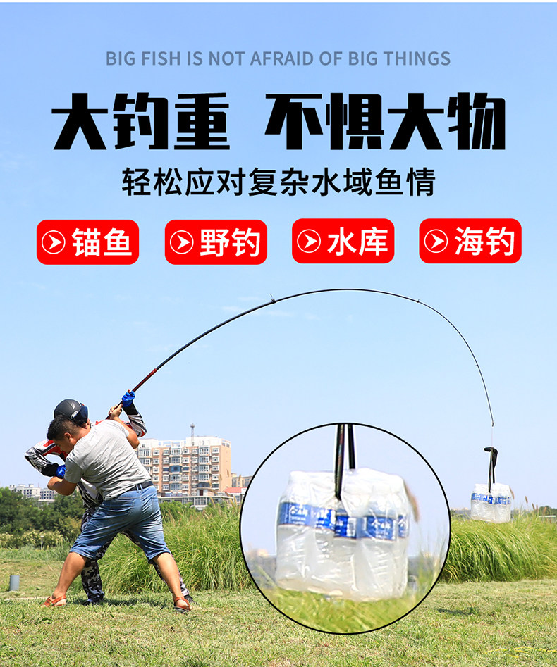 Море удочкой 锚鱼竿锚杆专用远投矛鱼竿专业猫鱼超轻超硬海竿巨物竿狂拉硬拽竿