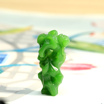 Hos Bei Bei jade Taihu Lake Stone apple green pendant and Tian Yubi jade