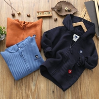 Áo khoác bé trai 2018 mùa thu mới cho trẻ em cotton thể thao áo thun co giãn mềm mại cho bé áo khoác bé trai 1-13 tuổi