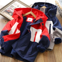 Утепленная осенняя детская модная удерживающая тепло ветрозащитная куртка для мальчиков