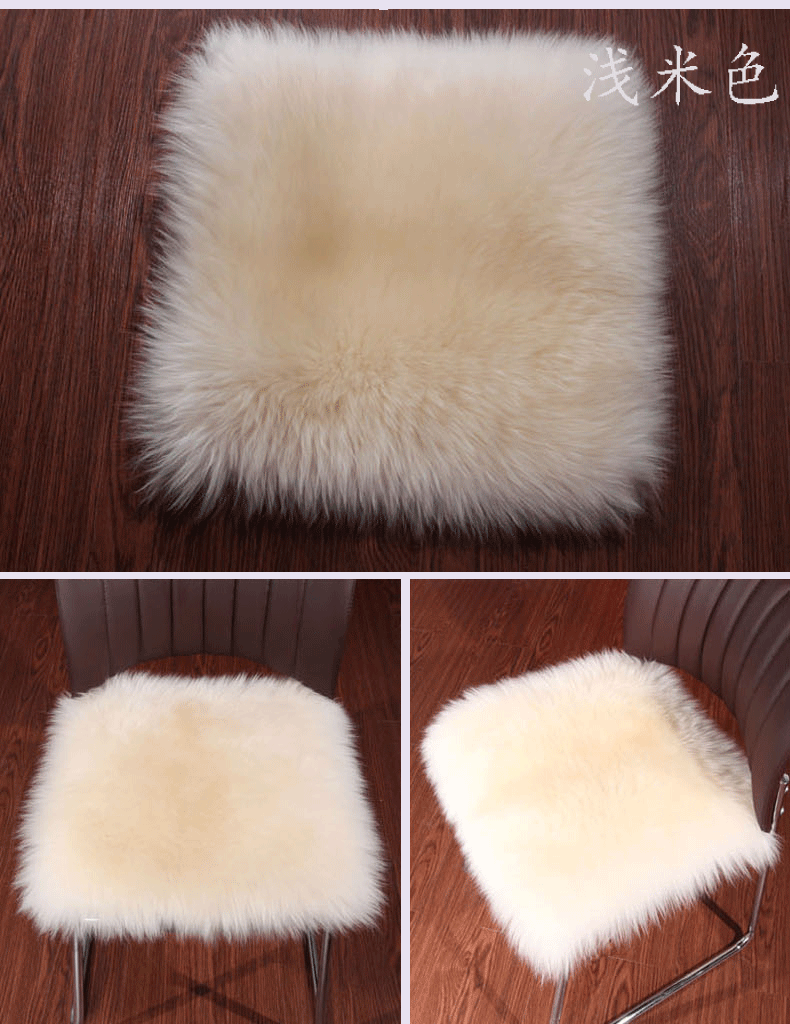 Úc da cừu sofa đệm len đệm len nguyên chất đệm sofa đệm ghế đệm mùa đông đệm ghế đệm ngồi