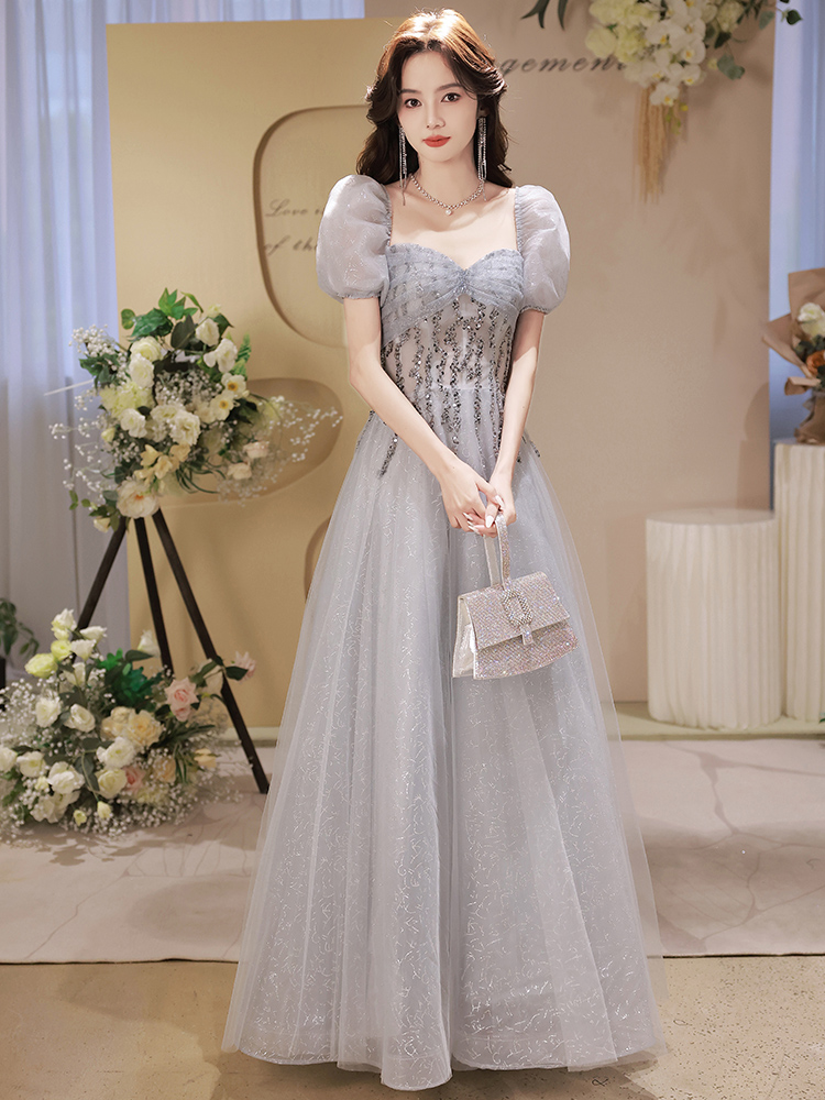 Evening dress, advanced elite skirt, wedding dress for princess, high-quality style, french style Evening dress, advanced elite skirt, wedding dress for princess, high-quality style, french style