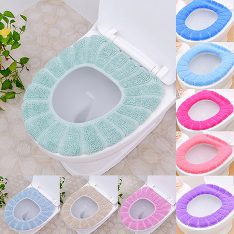 Toilet Cushion Cushion Home Winter Toilet Cover Seat Pan Toilet Toilet Gasket Universal Dressing Room Thickened Plush Stock