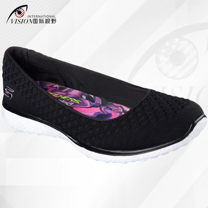 Giày Skechers của Mỹ Giày nữ thấp để giúp nông lười một chân đặt giày nhẹ chân bình thường 23312 - Giày cắt thấp