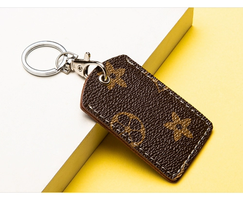 Модный милый индукционный картхолдер, прямоугольный брелок, защитный чехол для карты, маленькая ключница