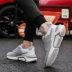 Giày sneaker da lộn mùa thu chạy giày nam bình thường thời trang màu hoang dã phù hợp với giày thủy triều đen trắng giúp thấp giày sục thể thao Giày thấp