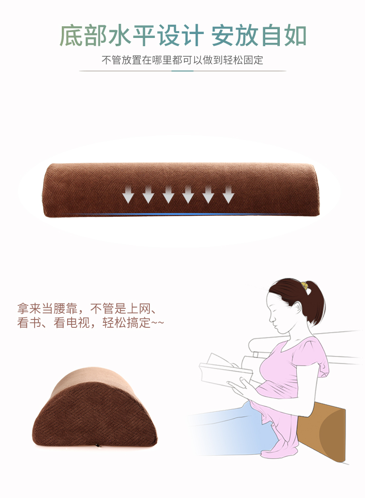Chậm phục hồi không gian bộ nhớ bông bảo vệ cổ tử cung gối bộ nhớ gối hình bán nguyệt gối chân gối đệm thắt lưng gối gối sofa