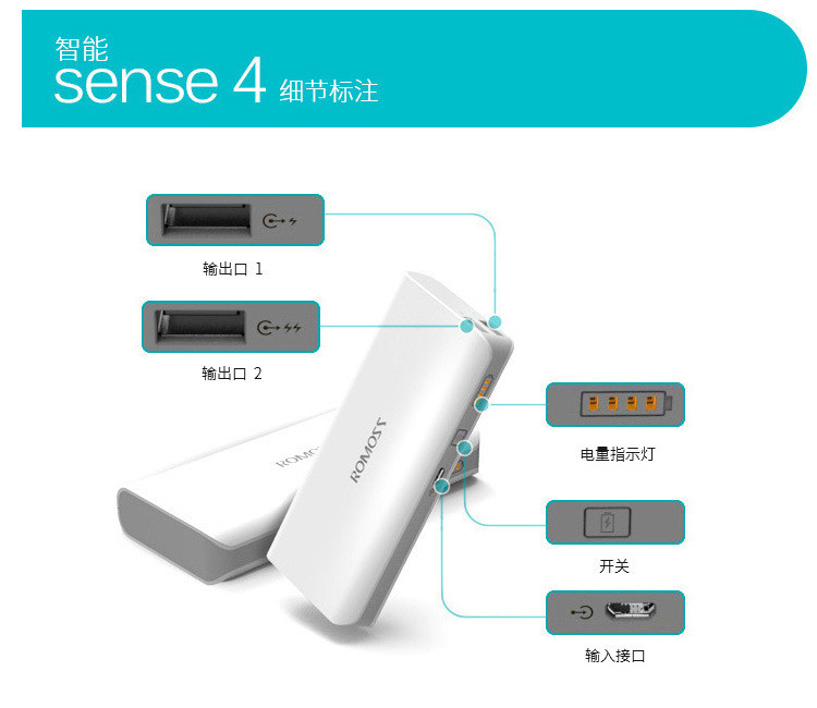 Khi ROMOSS Luoma Shi sense4 điện thoại siêu thông minh điện thoại di động 10.000 mA Phổ Sạc kho báu - Ngân hàng điện thoại di động sạc dự phòng energizer 20000mah