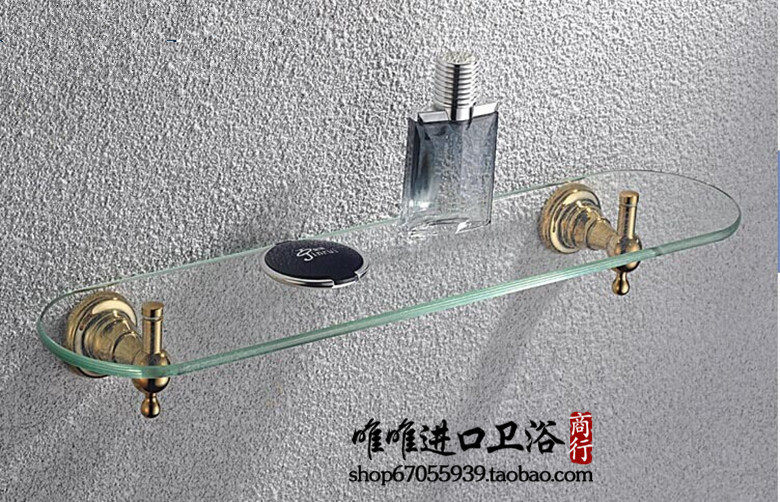 Original German Foreign Trade European-style Cosmetic Frame Mirror Front Wall-mounted Monolayer Glass Shelf-Taobao