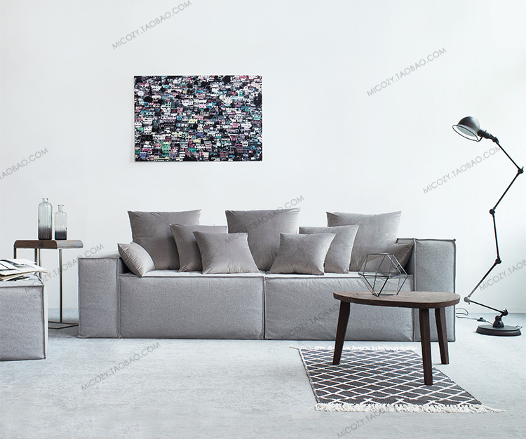 Nhung mới màu rắn đơn giản gối hiện đại sofa sang trọng đệm lớn giường gối đệm trở lại