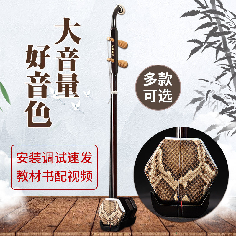 Оригинальные музыкальные инструменты erhu большого объема, прямые продажи с фабрики, специальное лечение для начинающих, проверка работоспособности, общие для пожилых людей и детей Изображение 1
