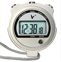 Tianfu stopwatch TF807 stopwatch single row 2 electronic stopwatch timer sports timing metal