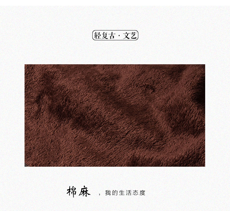 Áo khoác cotton và vải lanh nữ mùa thu đông 2018 mới rộng kích thước lớn hoa gió dân tộc cộng với áo nhung dày dài áo gió áo phao dáng dài hàn quốc