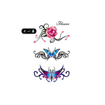 Flower Butterfly Tattoo Patch Waterproof Female Durable Korea Small Clear New Cute Covering Scar Strip Tattoo