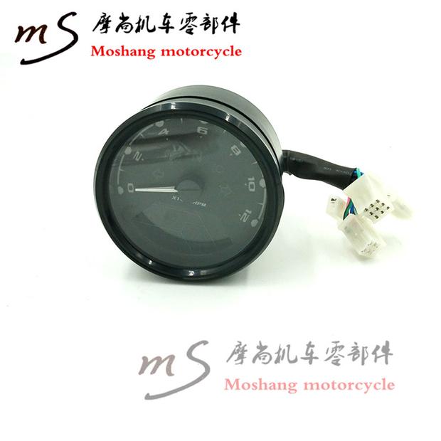 Xe máy 狒狒 LCD mét sửa đổi CG125 đồng hồ đo tốc độ bảng dầu ranger chuyển đổi retro đồng hồ công tơ mét xe máy điện tử