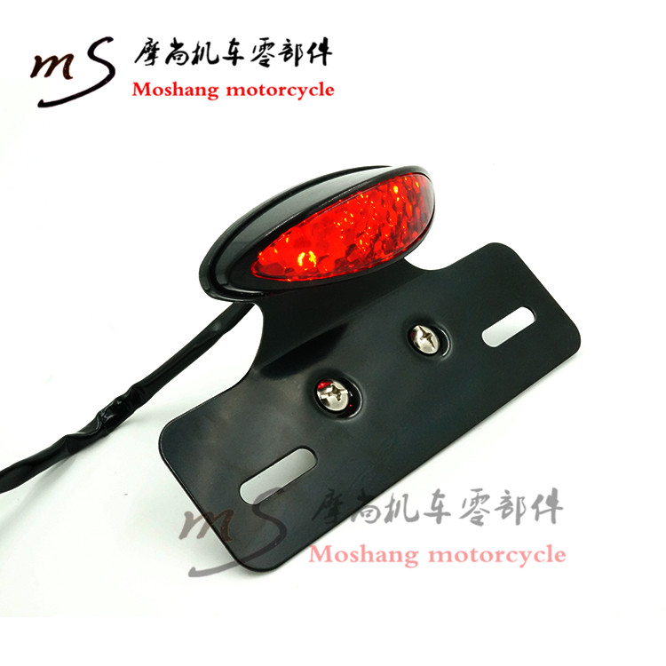 Phụ kiện xe máy Harley Cruise Prince xe sửa đổi retro phổ LED đèn hậu phía sau tấm giấy phép phanh đèn đường đêm - Đèn xe máy đèn led trợ sáng xe máy