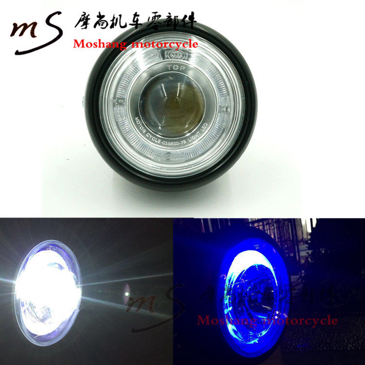 CG125 Motorcycle modified vintage headlamp GN125 Retro Headlamp Motorcycle headlamp modified LED