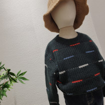 Florakids Korea high set money for male and female children autumn and winter warm pure color cavity tone pure color thickened sweater blouses