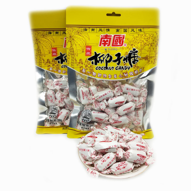 Hainan Tears South State Food Traditional Crisp Coconut Sugar 200g Large Grain Tropical Candy