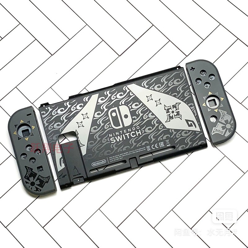 Switch Demon Hunter Rise Host rear cover handle shell NS rise replacement shell rear cover repair accessories