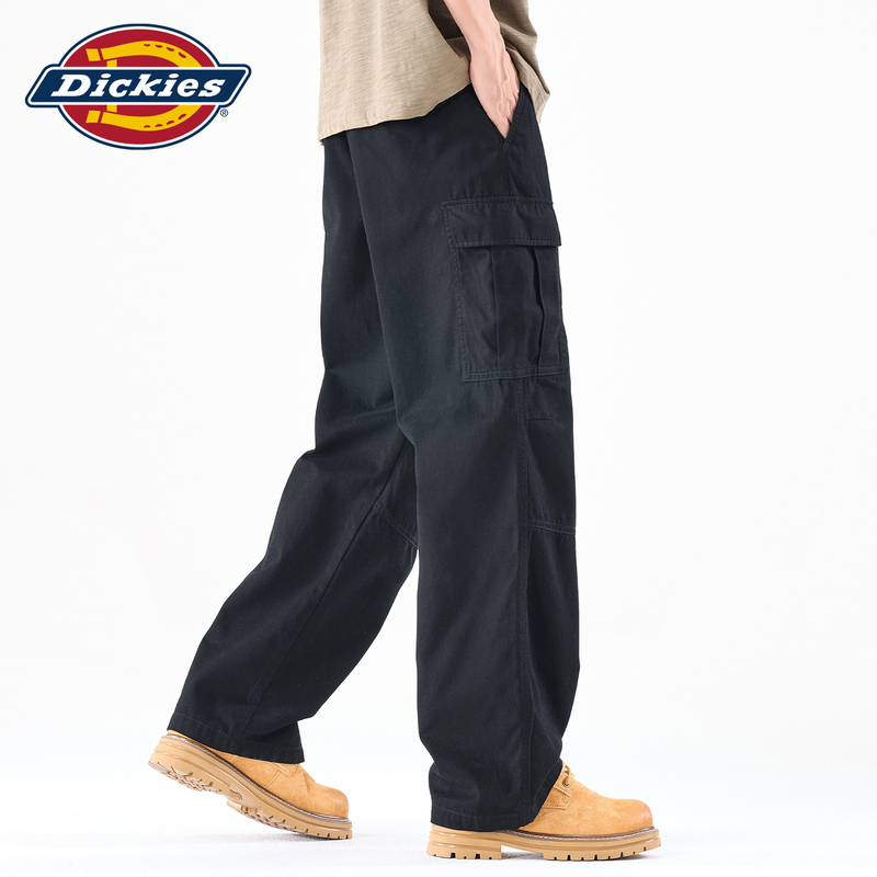 Dickies New Autumn Casual Pants with Multiple Pockets, Sports Cargo Pants for Men, Loose Woven Pants Y Dickies New Autumn Casual Pants with Multiple Pockets, Sports Cargo Pants for Men, Loose Woven Pants Y