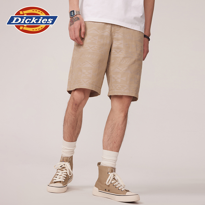 Dickies Jacquard Work Shorts Knee-Length Casual Loose Fit Men's Bottoms J Dickies Jacquard Work Shorts Knee-Length Casual Loose Fit Men's Bottoms J