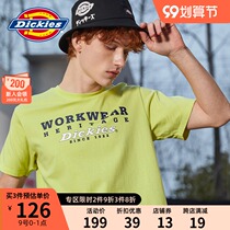 Dickies Print Mens Short Sleeve T-Shirt Summer New Comfort Round Neck Cotton Tide Brand Casual Top 8909