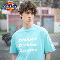 Футболка мужская 【商场同款】dickies印花短袖t恤 夏季休闲棉舒适男tee 7496