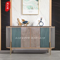 Light Extravagant Closing Cabinet Shoes Cabinet Integrated Brief Modern Entrance Marble Dining Side Cabinet Living-room With Cabinet Door Hall Side Cabinet