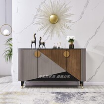 Willstyle light and luxurious entrance to the house Marble Dining Side Decorative cabinet Living room Partition Fish Tank Cabinet Door Hall Storage Shoes Cabinet