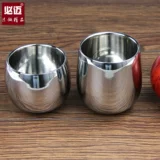 Кофейная чайная чашка из нержавеющей стали для детского сада, защита от ожогов