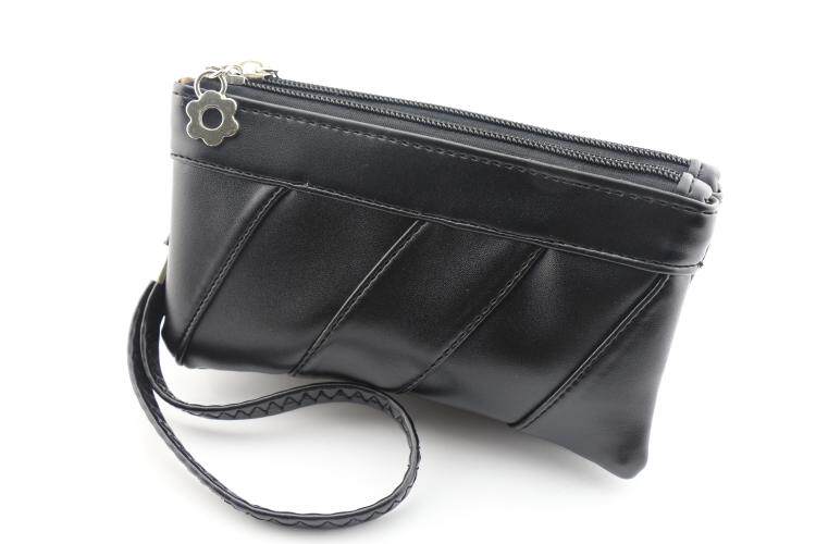 Small handbag female 2019 new mother grocery shopping clutch bag high-grade double zipper large coin purse hand carry mobile phone bag