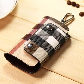 Key Bag for Men, Pu Waist-Hanging Key Holder, Large Capacity for Home Use, Stylish Korean Version, High-End Multifunctional Car Key Bag for Women