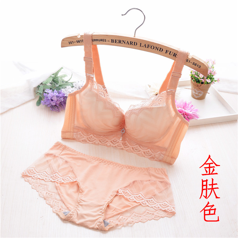 Áo ngực đặt ngực nhỏ 3 cm vừa dày siêu thu thập loại điều chỉnh sexy ren bộ sưu tập phó sữa ladies tóm tắt đồ lót