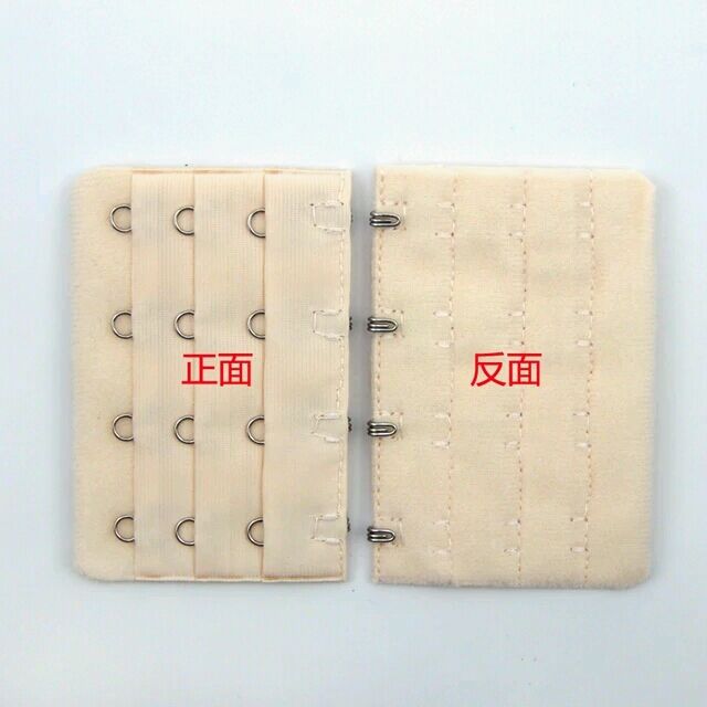 Nhà sản xuất bán buôn thép không gỉ áo ngực khóa đồ lót lại khóa tăng trưởng khóa điều chỉnh dài khóa mở rộng khóa bốn khóa