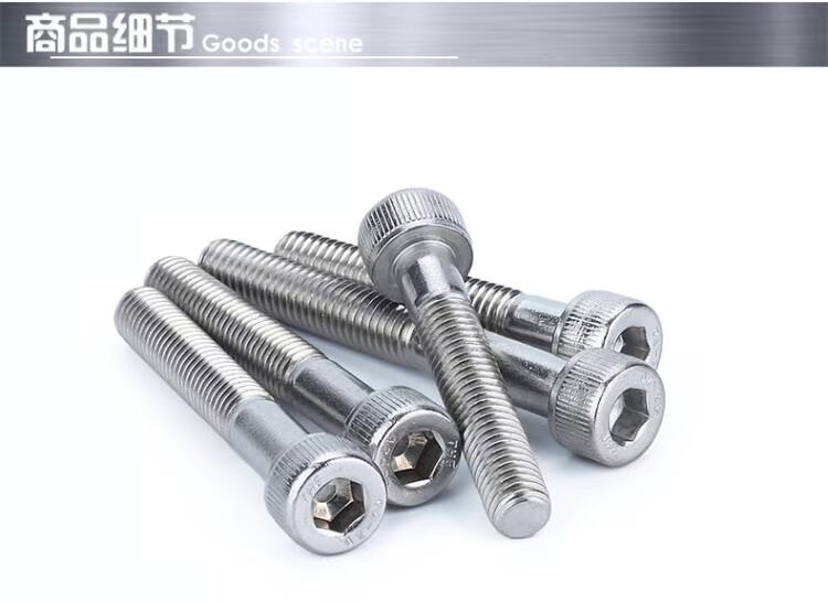 Thép không gỉ 304 nửa răng lục giác vít hình trụ đầu bu lông cốc vít ốc vít M4 M5M6M8M10 - Chốt định mức vít bắn tôn