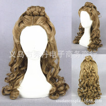 Cinderella wig court version of the stage play Cinderella wig female cos long curly hair