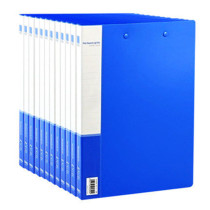 Del Stationery Office Supplies A4 folder Powerful Double Clamp Stamp Paper Folder Storage Board Holder 5309