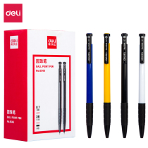 Del 6546 Ballpoint Pen Press Blue 0 7 Bullets Black Red Oil Student Business Office 36