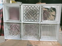 145*145*80 ultra white hollow glass brick crystal brick screen bedroom entrance curtain wall background wall ready stock